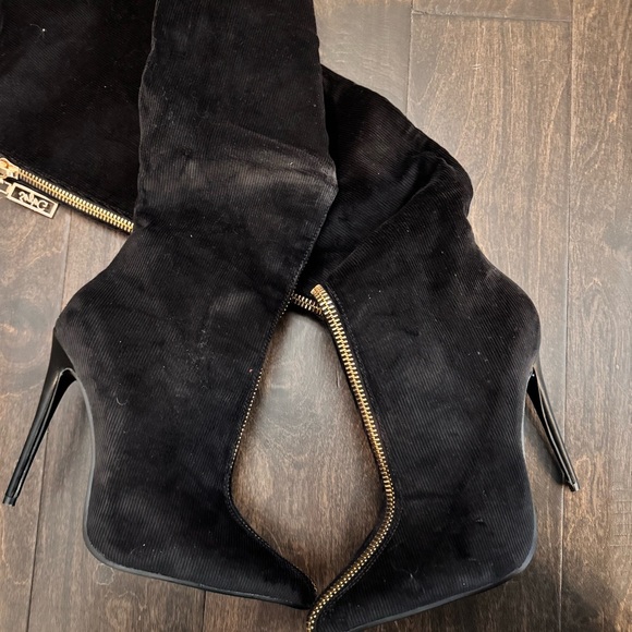 SYBG Sybille Guichard corduroy high over the knee boots EU size:40 - Picture 8 of 10